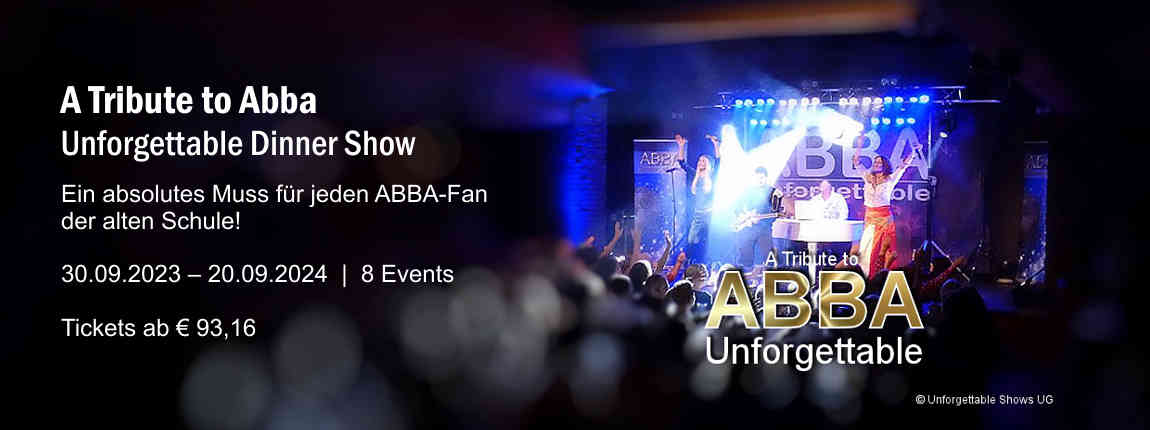 Abba Unforgettable - Dinner, Konzerte & Open Air Deutschland