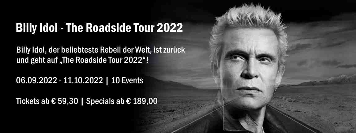 Billy Idol - The Roadside Tour 2022