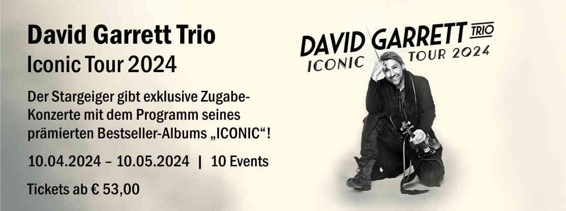 David Garrett - "Alive" Tour 2022 - Open Airs