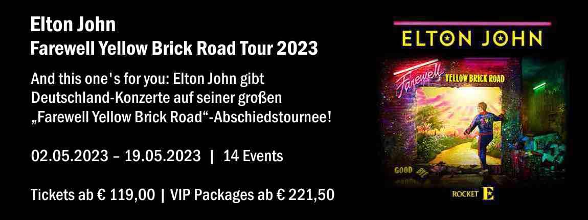 Farewell Yellow Brick Road Tour 2023