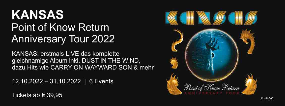 Kansas - Point of Know Return - Anniversary Tour 2022
