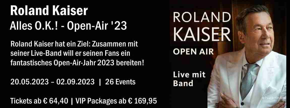 Roland Kaiser - Kaisermania - Open Air 2022