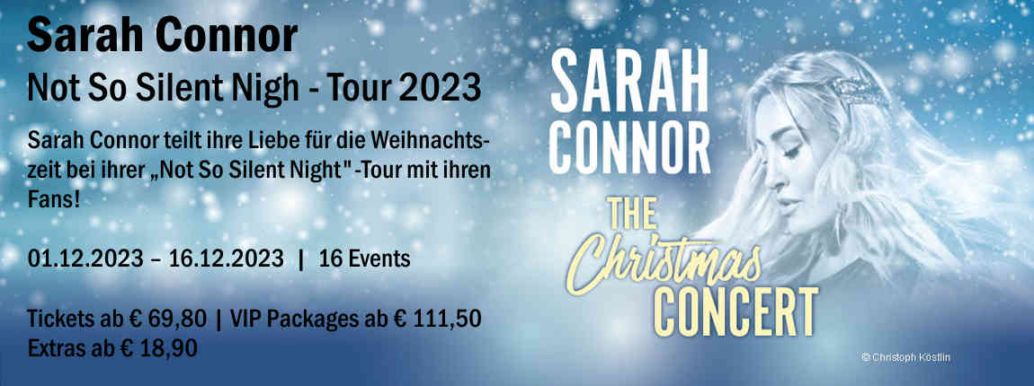 Sarah Connor - Not So Silent Night - Tour 2023