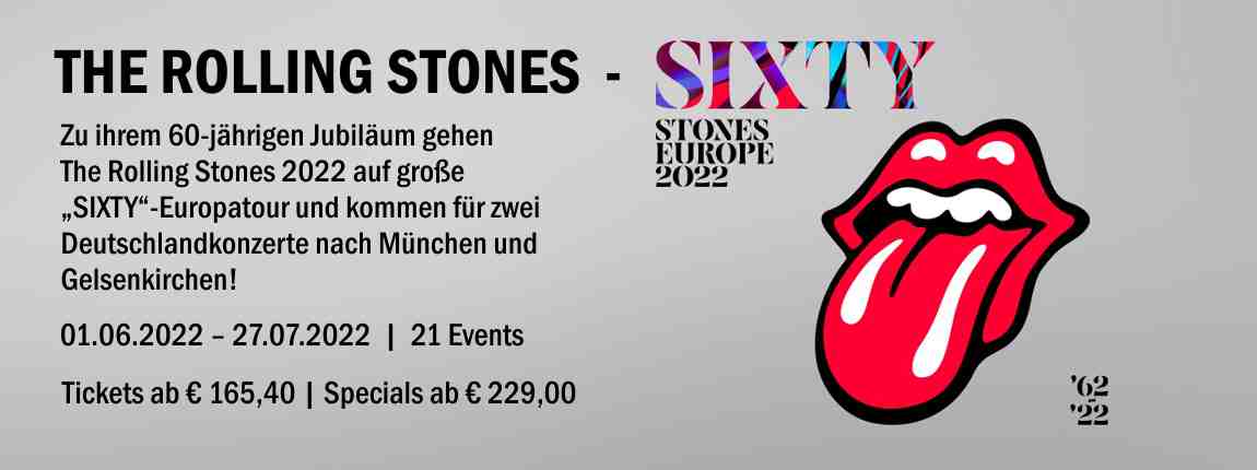 The Rolling Stones - „SIXTY“-Europatour 202